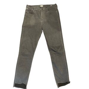 Citizens Of Humanity Rocket High Rise Gray Straight Slim Jeans
